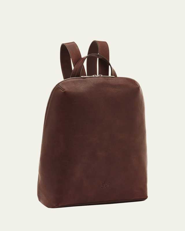 Duccio Zip Calf Leather Backpack